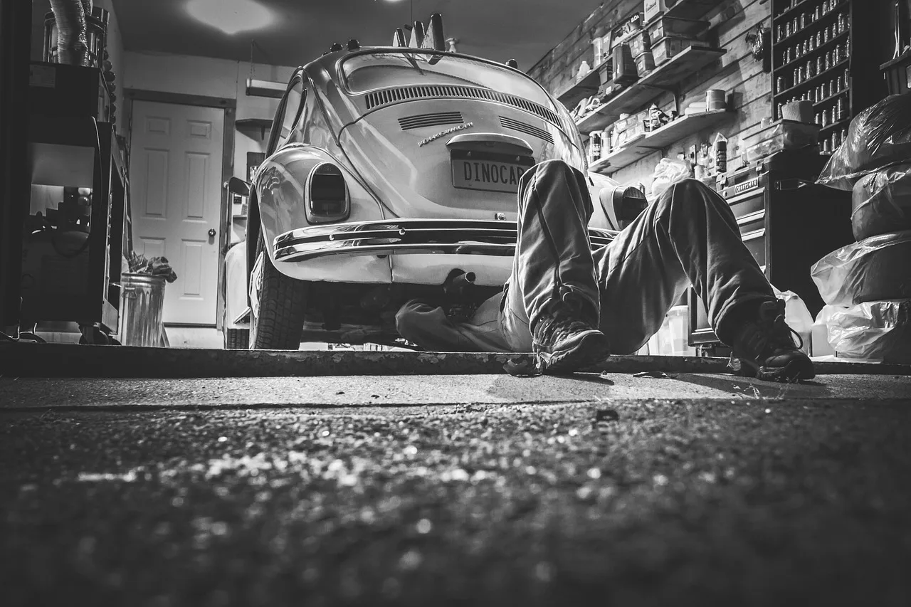 man, car, repair, car repair, car workshop, repair shop, repairs, garage, car wallpapers, mechanic, vw beetle, volkswagen, beetle, automotive, workshop, tools, supplies, monochrome, black and white. Auto Repair Shop Equipment Brands by Category